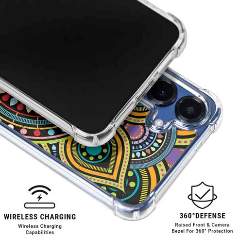 Sacred Wheel Colored Galaxy S25 Plus Clear Case