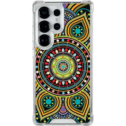 Sacred Wheel Colored Galaxy S25 Ultra Clear Case