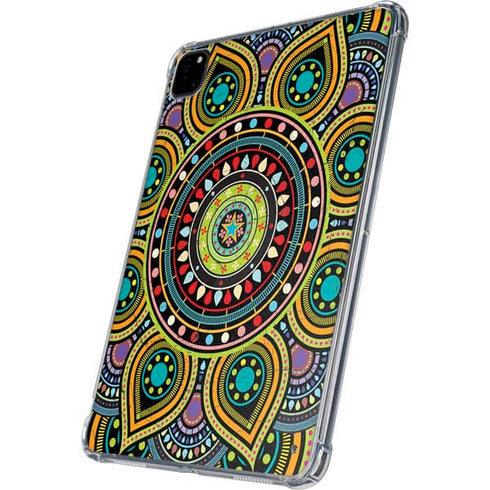 Sacred Wheel Colored iPad Pro 11in (2024) Clear Case