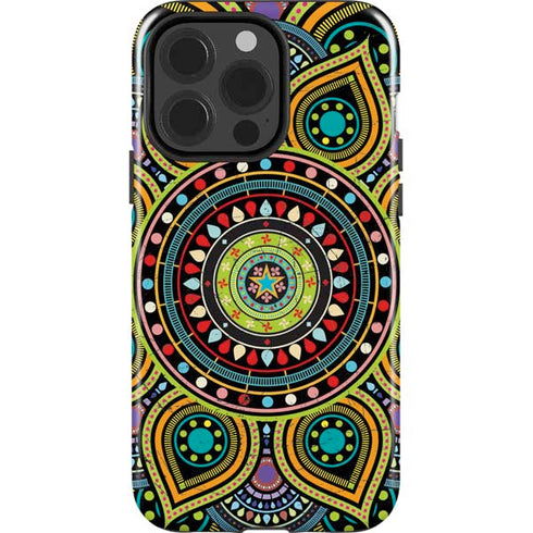 Sacred Wheel Colored iPhone 15 Pro Impact Case
