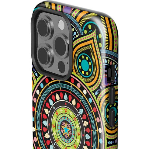 Sacred Wheel Colored iPhone 15 Pro Impact Case