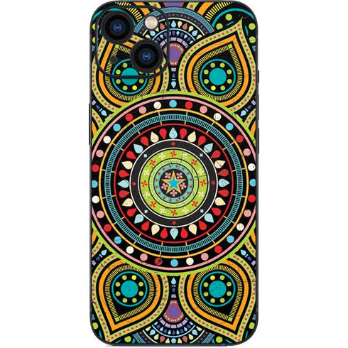 Sacred Wheel Colored iPhone 15 Skin