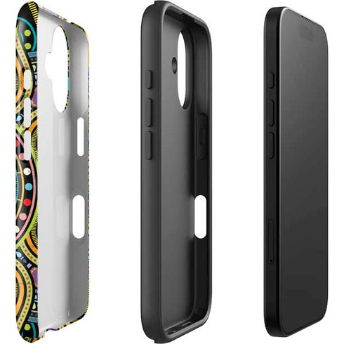 Sacred Wheel Colored iPhone 16 Impact Case