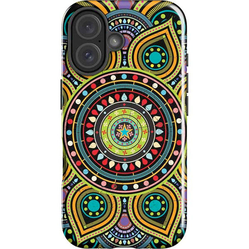 Sacred Wheel Colored iPhone 16 Plus Impact Case
