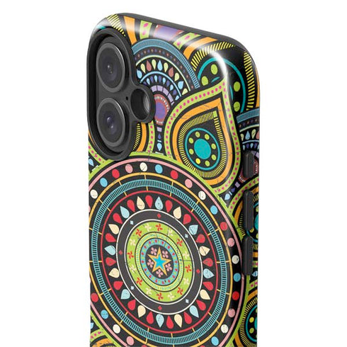 Sacred Wheel Colored iPhone 16 Plus Impact Case