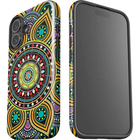 Sacred Wheel Colored iPhone 16 Plus Impact Case