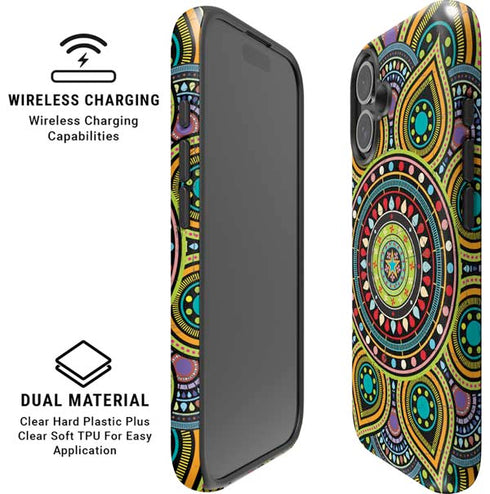 Sacred Wheel Colored iPhone 16 Plus Magsafe Impact Case