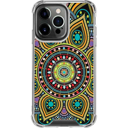 Sacred Wheel Colored iPhone 16 Pro Clear Case