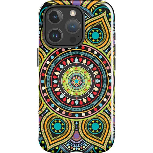 Sacred Wheel Colored iPhone 16 Pro Impact Case