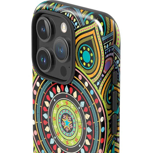 Sacred Wheel Colored iPhone 16 Pro Impact Case