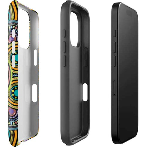 Sacred Wheel Colored iPhone 16 Pro Impact Case