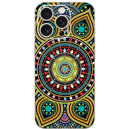 Sacred Wheel Colored iPhone 16 Pro Skin