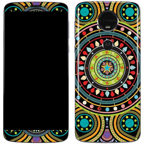 Sacred Wheel Colored Moto E5 Plus Skin