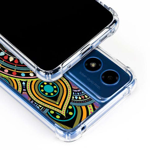 Sacred Wheel Colored Moto G 5G (2024) Clear Case