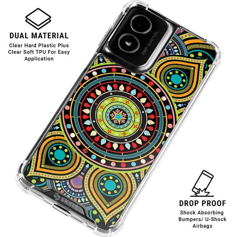 Sacred Wheel Colored Moto G Power 5G (2024) Clear Case