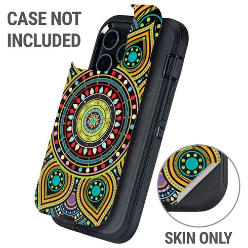 Sacred Wheel Colored Otterbox Defender iPhone Skin