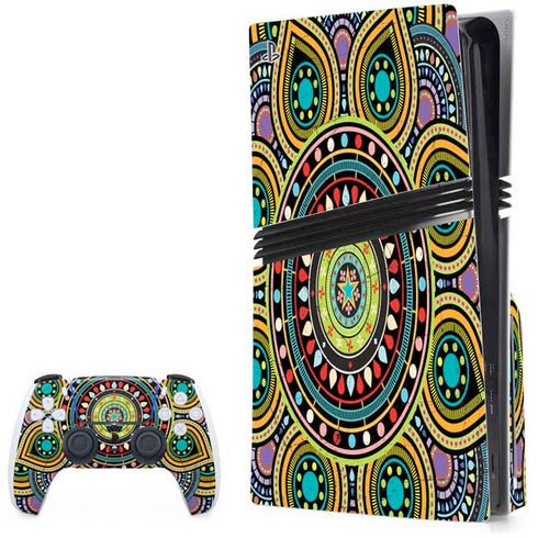 Sacred Wheel Colored PS5 Pro Disk Bundle Skin