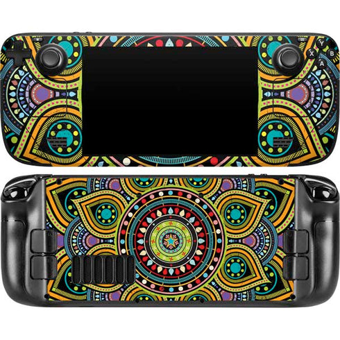 Sacred Wheel Colored Steam Deck Handheld Gaming Computer Skin