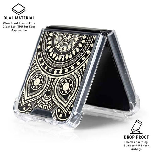 Sacred Wheel Galaxy Z Flip6 Clear Case