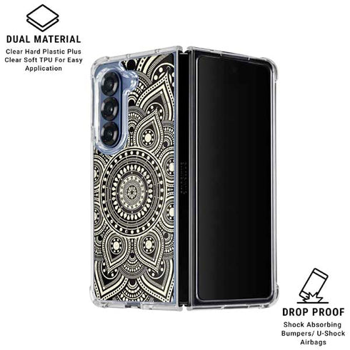 Sacred Wheel Galaxy Z Fold6 Clear Case