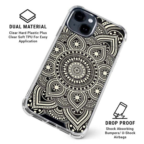 Sacred Wheel iPhone 15 Clear Case