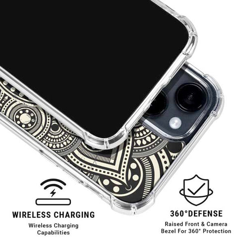 Sacred Wheel iPhone 15 Clear Case