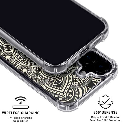 Sacred Wheel iPhone 16 Plus Clear Case