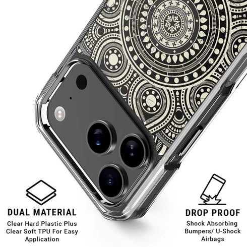 Sacred Wheel iPhone 18 Pro Clear Case