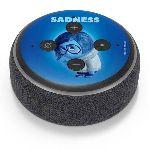 Disney Inside Out Sadness Portrait Amazon Echo Dot Skin