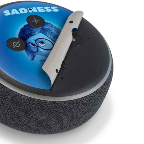 Disney Inside Out Sadness Portrait Amazon Echo Dot Skin