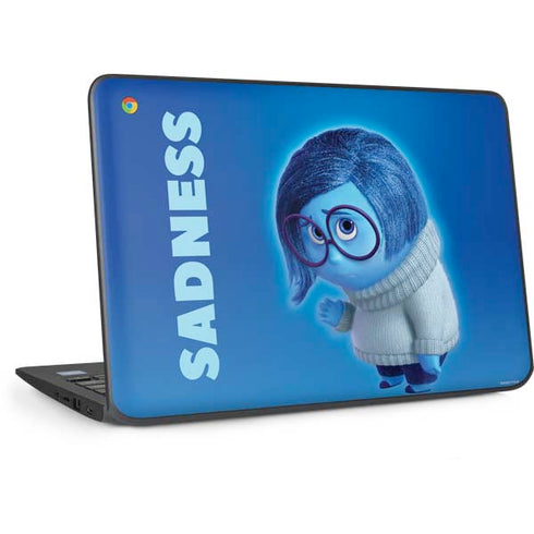 Disney Inside Out Sadness Portrait HP Chromebook Skin