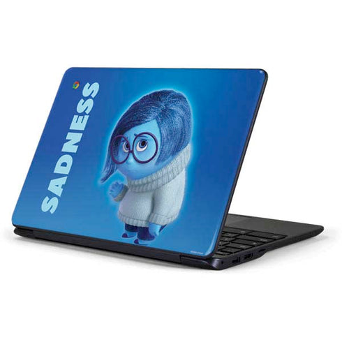 Disney Inside Out Sadness Portrait Samsung Chromebook Skin