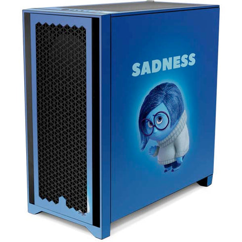 Disney Inside Out Sadness Portrait Corsair 4000D Tempered Glass Mid-Tower ATX Case Skin