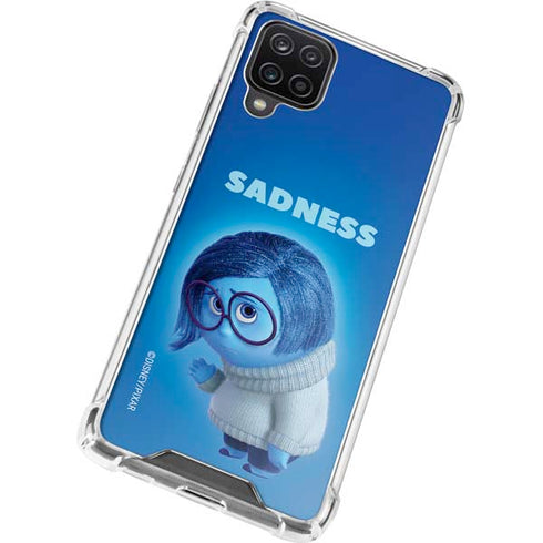 Disney Inside Out Sadness Portrait Galaxy A12 Clear Case