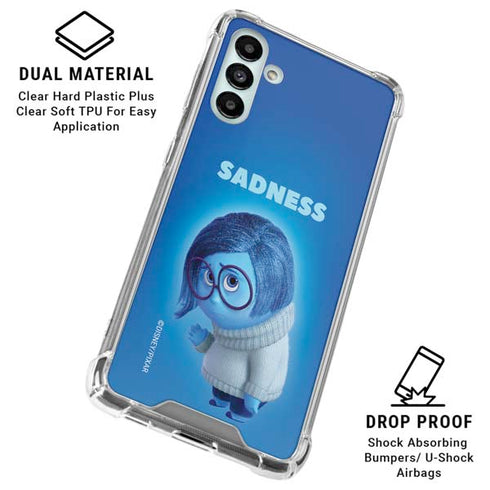 Disney Inside Out Sadness Portrait Galaxy A13 5G Clear Case