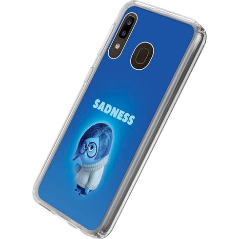 Disney Inside Out Sadness Portrait Galaxy A20 Clear Case