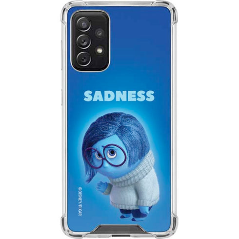 Disney Inside Out Sadness Portrait Galaxy A72 5G Clear Case