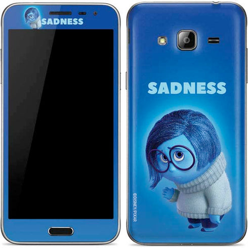 Disney Inside Out Sadness Portrait Galaxy J3 Skin