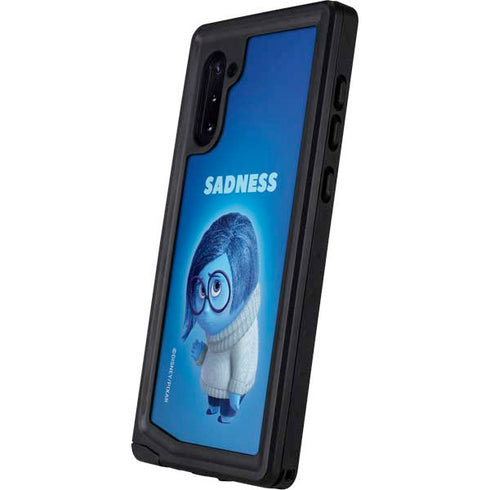 Disney Inside Out Sadness Portrait Galaxy Note 10 Waterproof Case