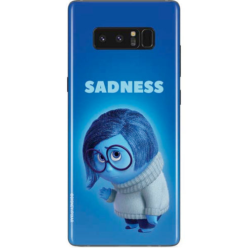 Disney Inside Out Sadness Portrait Galaxy Note 8 Skin