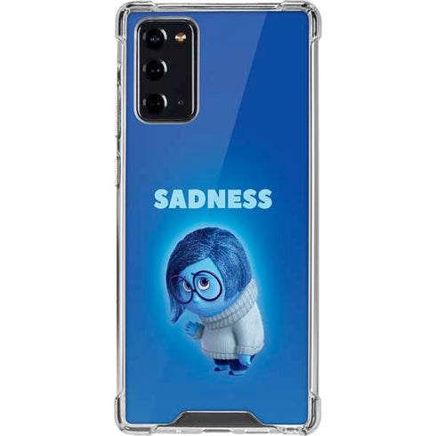 Disney Inside Out Sadness Portrait Galaxy Note20 5G Clear Case