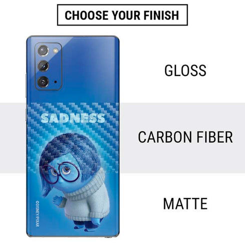 Disney Inside Out Sadness Portrait Galaxy Note20 5G Skin