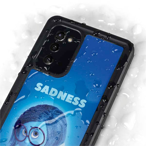 Disney Inside Out Sadness Portrait Galaxy Note20 5G Waterproof Case