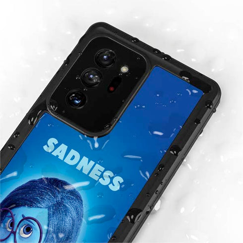 Disney Inside Out Sadness Portrait Galaxy Note20 Ultra 5G Waterproof Case