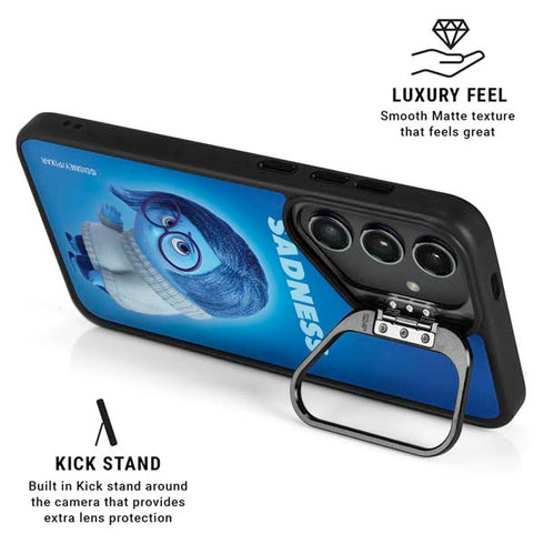 Disney Inside Out Sadness Portrait Galaxy S25 Kickstand Case