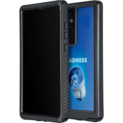 Disney Inside Out Sadness Portrait Galaxy S24 Ultra Waterproof Case