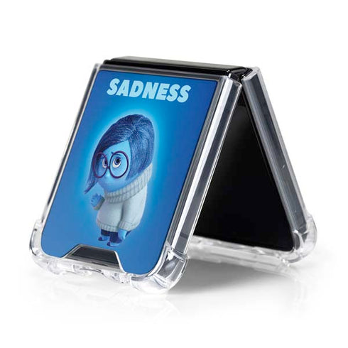 Disney Inside Out Sadness Portrait Galaxy Z Flip5 5G Clear Case