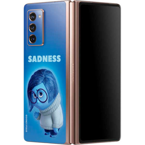Disney Inside Out Sadness Portrait Galaxy Z Fold2 5G Skin
