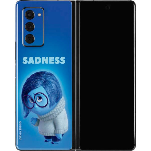 Disney Inside Out Sadness Portrait Galaxy Z Fold2 5G Skin