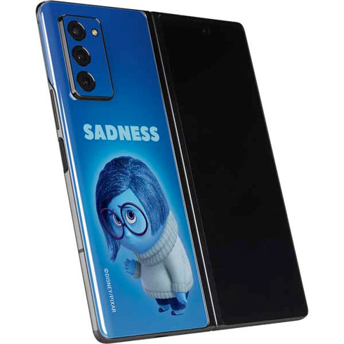 Disney Inside Out Sadness Portrait Galaxy Z Fold2 5G Skin